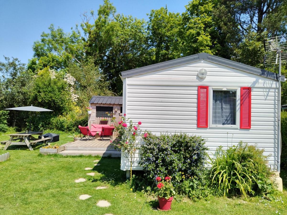 Mobil-Home Coin De Paradis En Cote D'Opale Sur Terrain Prive Et Sa Caravane Hermelinghen 외부 사진