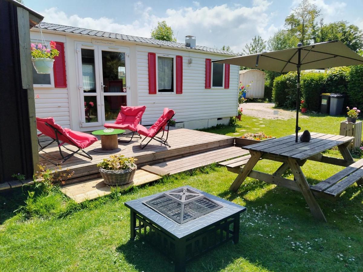 Mobil-Home Coin De Paradis En Cote D'Opale Sur Terrain Prive Et Sa Caravane Hermelinghen 외부 사진